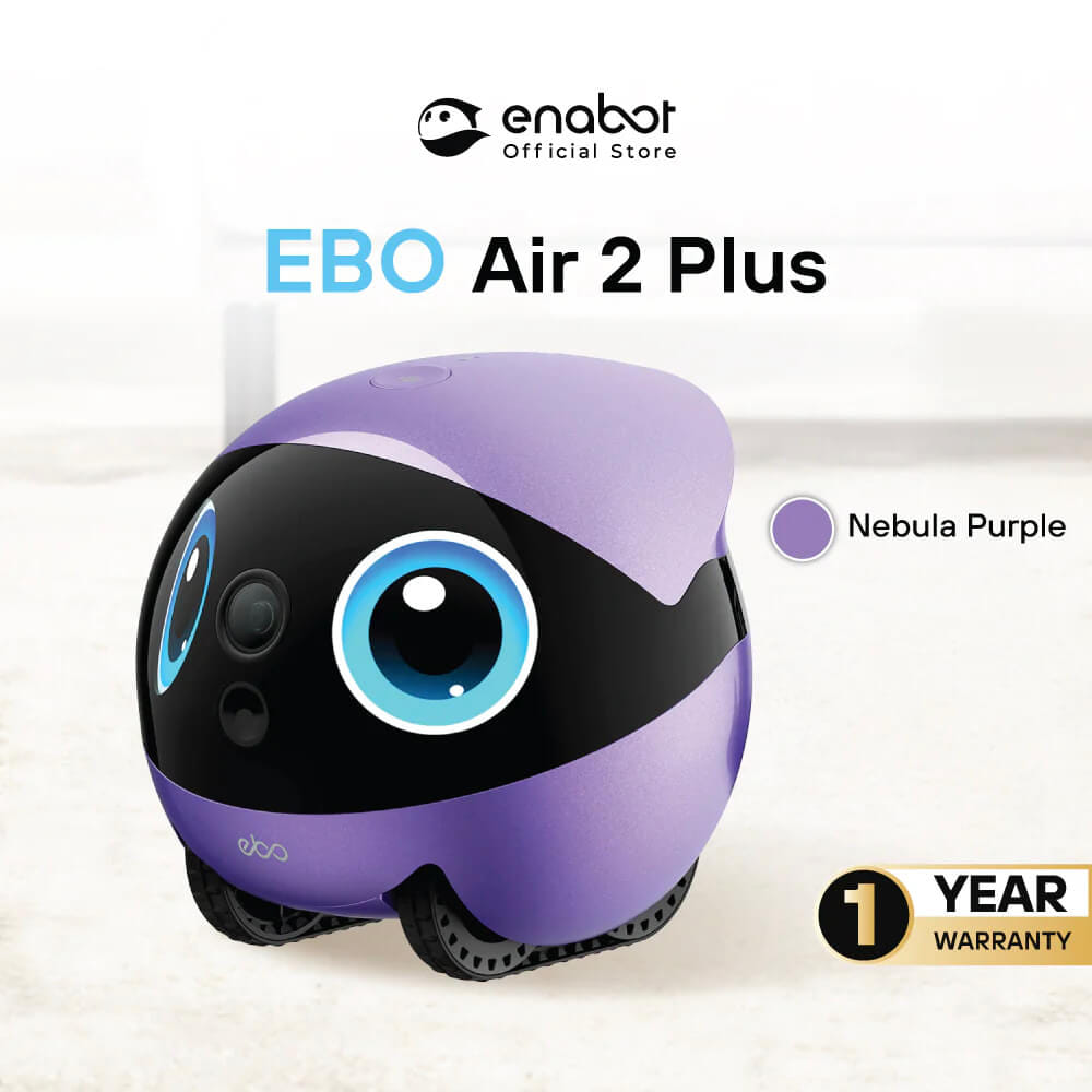 กล้องวงจรปิดหุ่นยนต์ ENABOT EBO AIR 2 PLUS สีม่วง